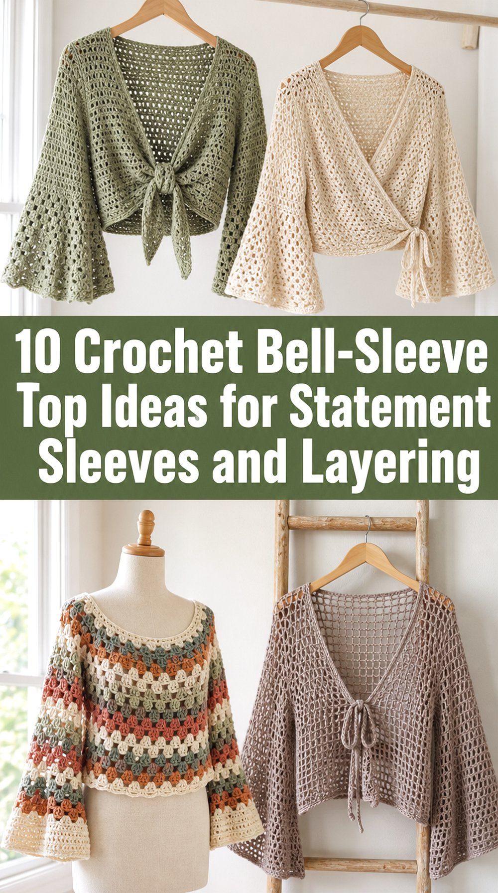 Crochet Bell Sleeve Top Ideas for Statement Sleeves and Layering