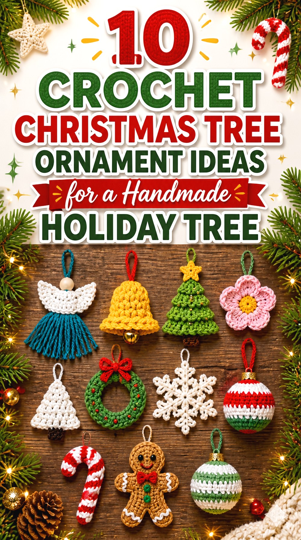 Crochet Christmas Tree Ornament Ideas for a Handmade Holiday Tree