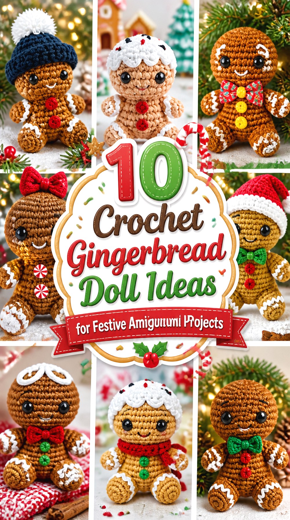 Crochet Gingerbread Doll Ideas for Festive Amigurumi Projects