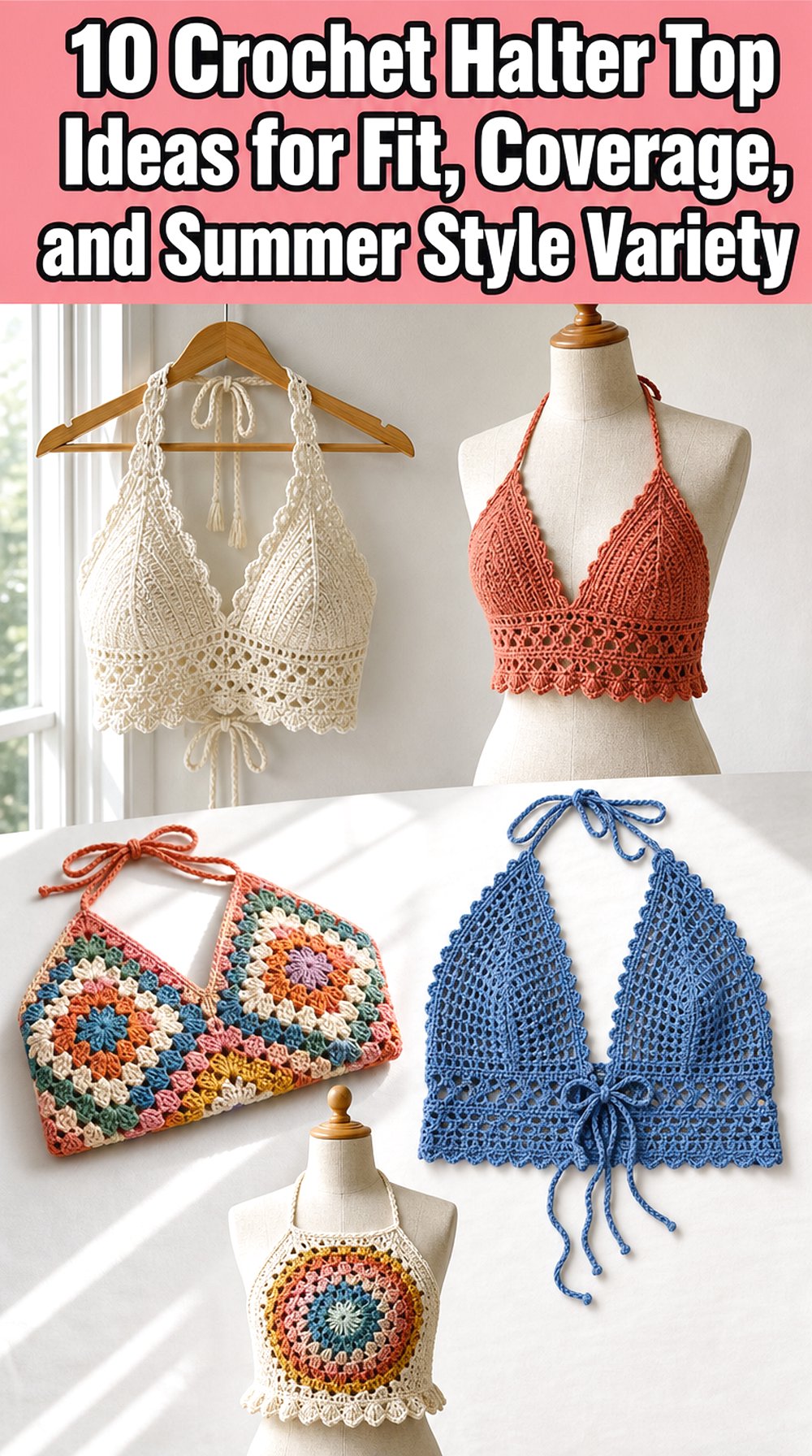 Crochet Halter Top Ideas for Fit, Coverage, and Summer Style Variety