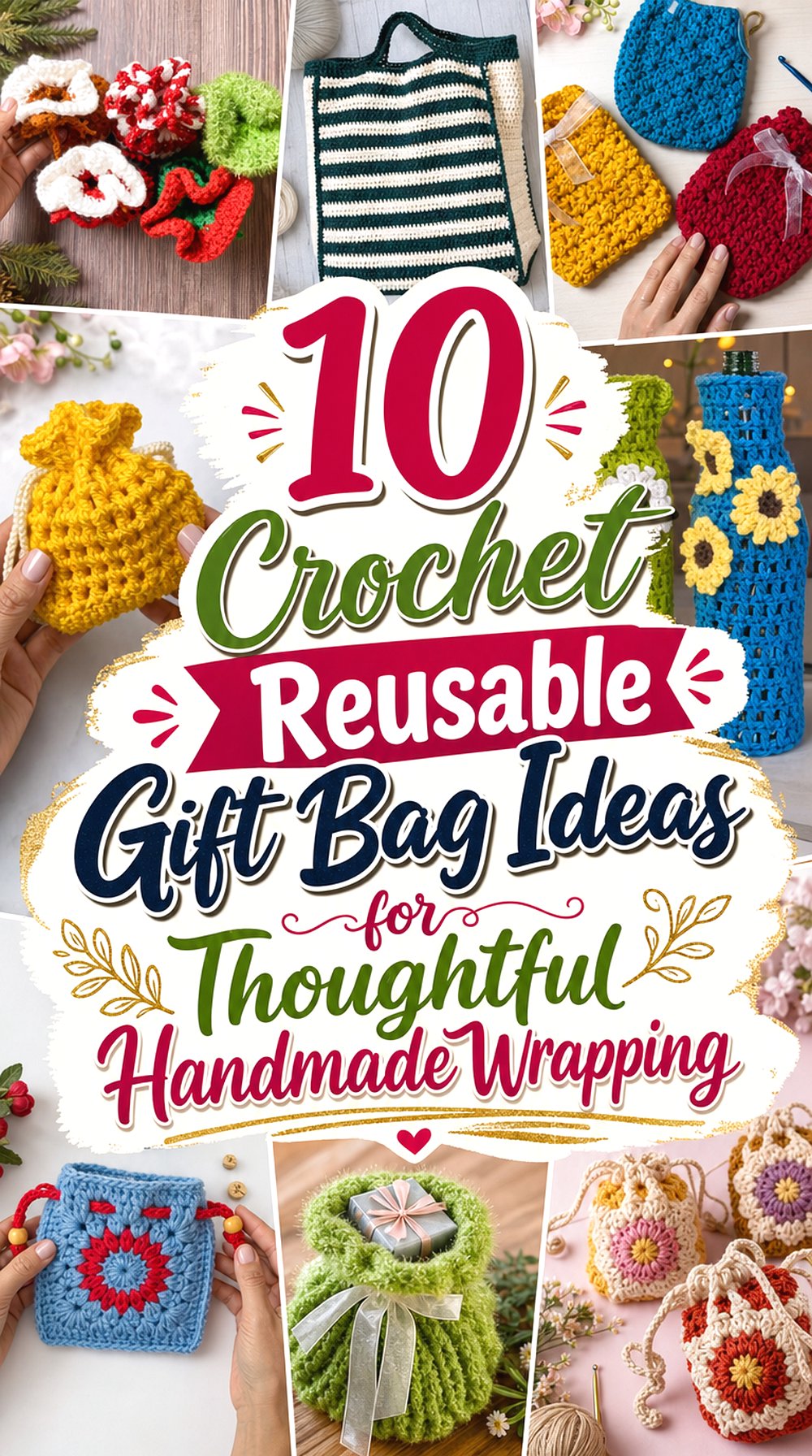 Crochet Reusable Gift Bag Ideas for Thoughtful Handmade Wrapping