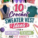 Crochet Sweater Vest Ideas for Layering Texture and Fit Variety
