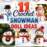 Crochet Snowman Doll Ideas