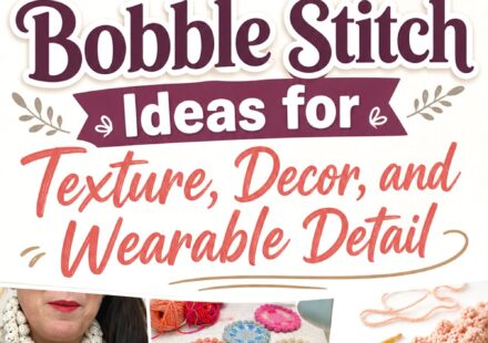 Crochet Bobble Stitch Ideas for Texture Decor and Wearable Detail