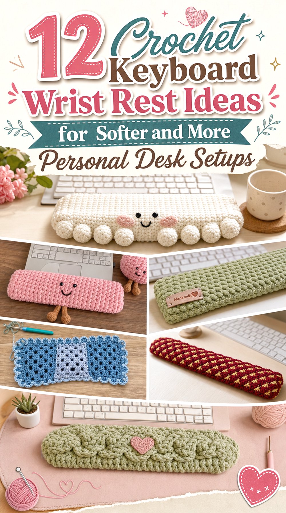 Crochet Keyboard Wrist Rest Ideas for Softer and More Personal Desk Setups