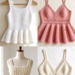 Crochet Peplum Top Ideas for Flared Fits Texture and Layering