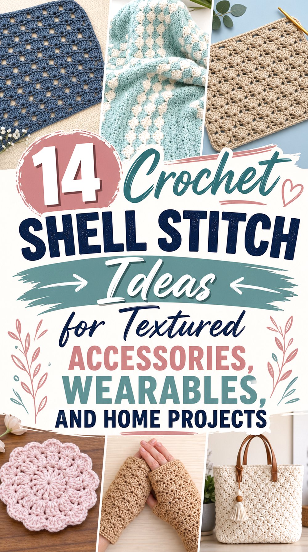 Crochet Shell Stitch Ideas for Textured Accessories Wearables and Home Projects