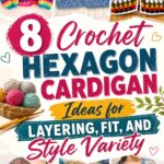 Crochet Hexagon Cardigan Ideas for Layering Fit and Style Variety