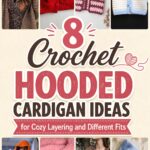 Crochet Hooded Cardigan Ideas for Cozy Layering and Different Fits