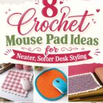 Crochet Mouse Pad Ideas for Neater Softer Desk Styling