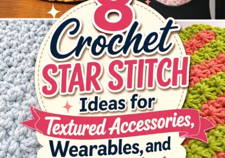 Crochet Star Stitch Ideas for Textured Accessories Wearables and Home Projects