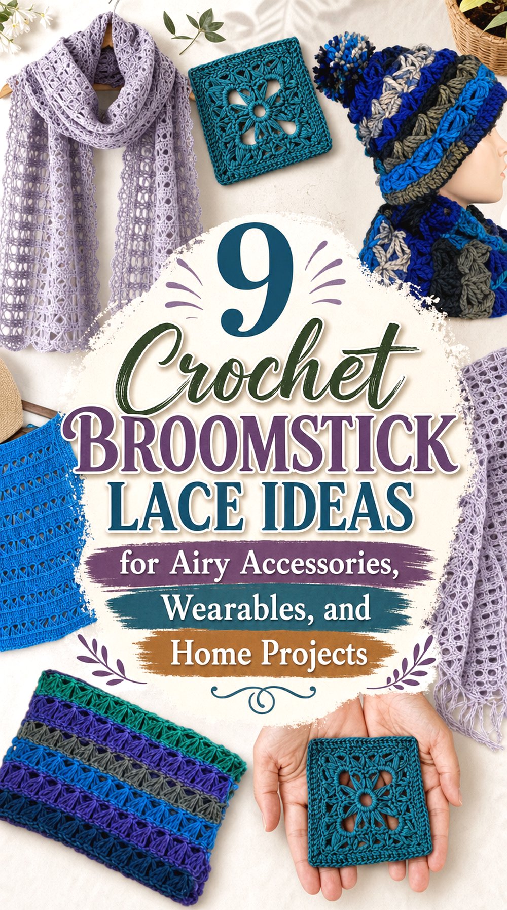 Crochet Broomstick Lace Ideas for Airy Accessories Wearables and Home Projects