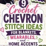 Crochet Chevron Stitch Ideas for Blankets Wearables and Home Accents