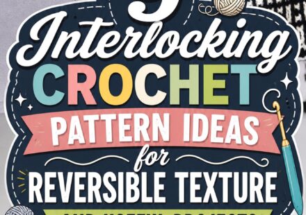 Interlocking Crochet Pattern Ideas for Reversible Texture and Useful Projects
