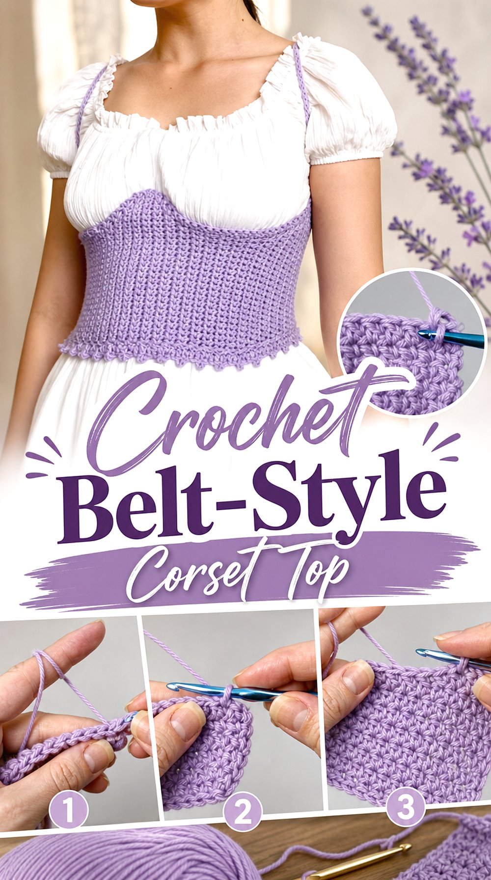 Crochet Belt Style Corset Top