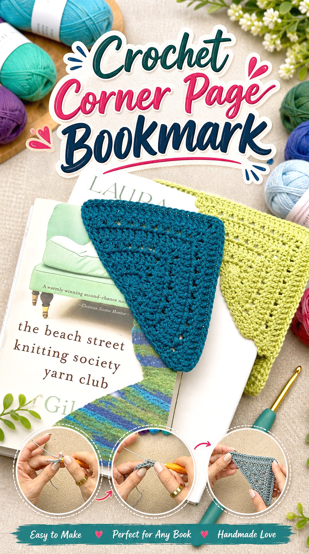 Crochet Corner Page Bookmark