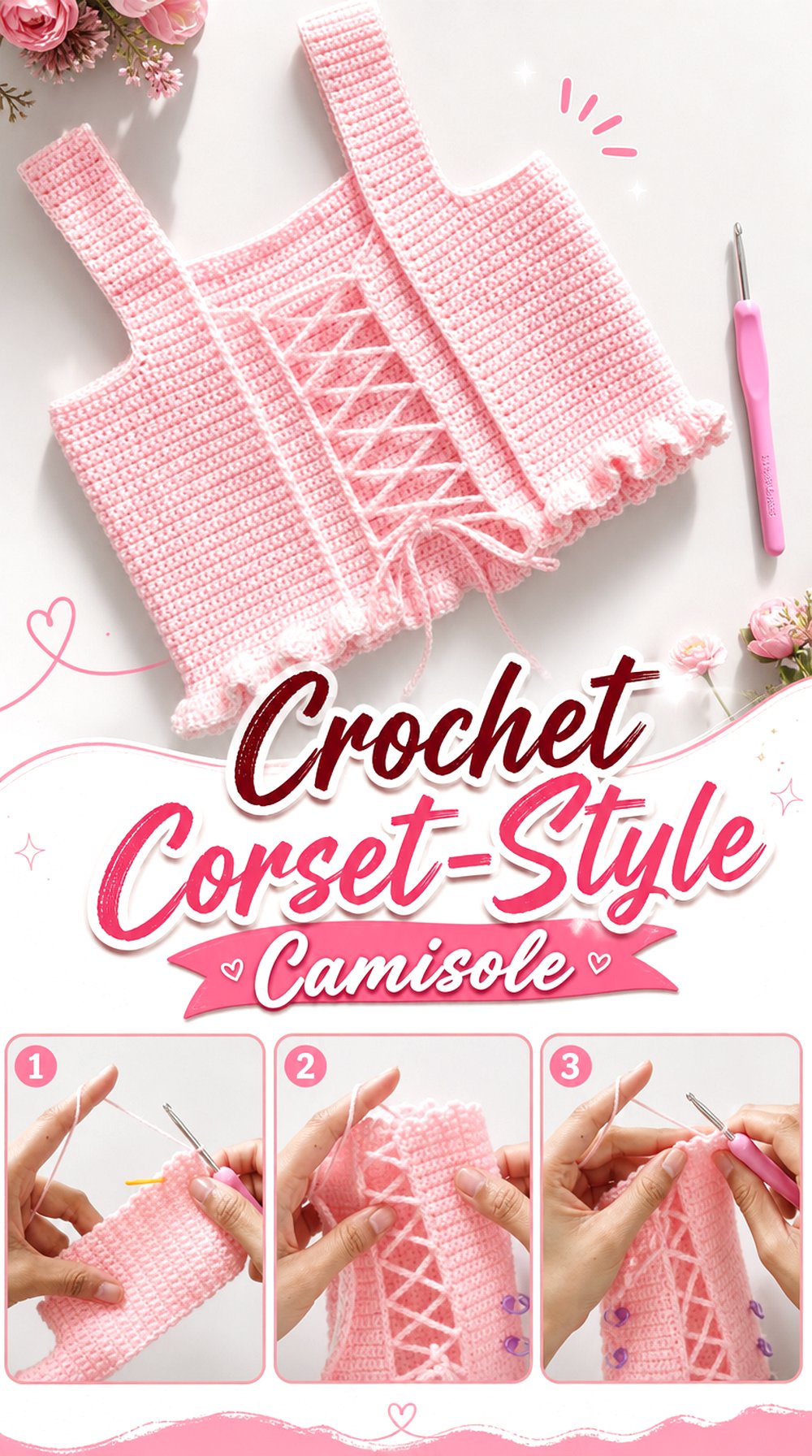 Crochet Corset Style Camisole