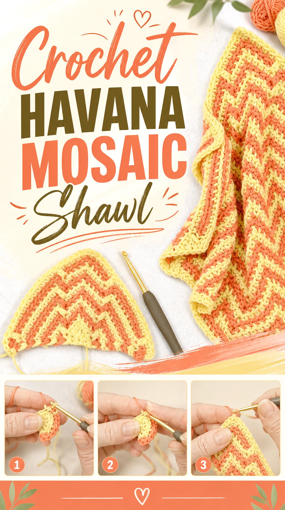 Crochet Havana Mosaic Shawl