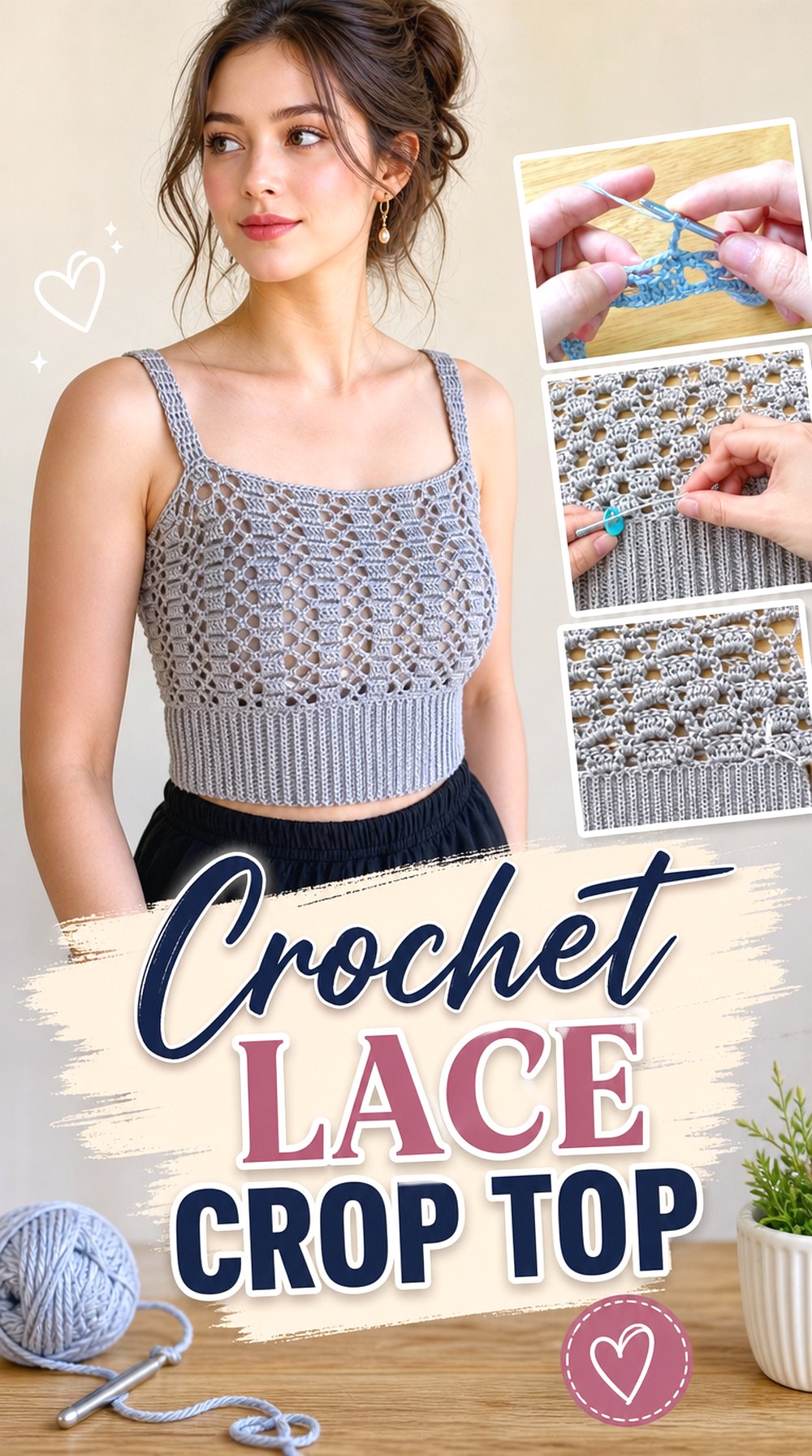 Crochet Lace Crop Top