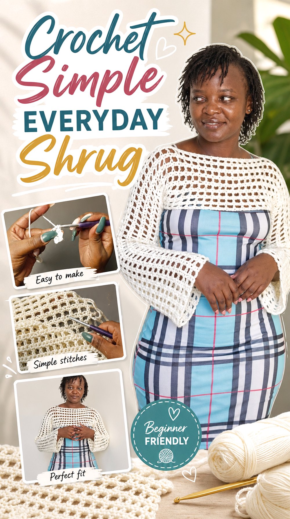 Crochet Simple Everyday Shrug