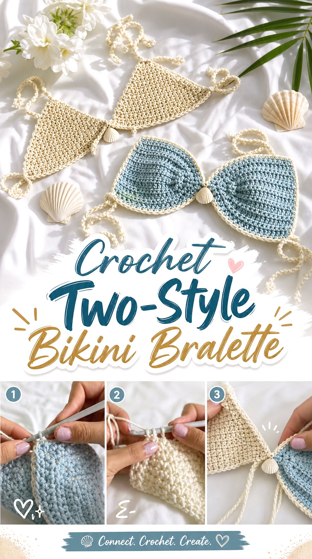 Crochet Two Style Bikini Bralette