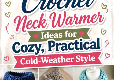 Crochet Neck Warmer Ideas for Cozy, Practical Cold Weather Style