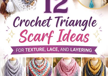 Crochet Triangle Scarf Ideas for Texture, Lace, and Layering