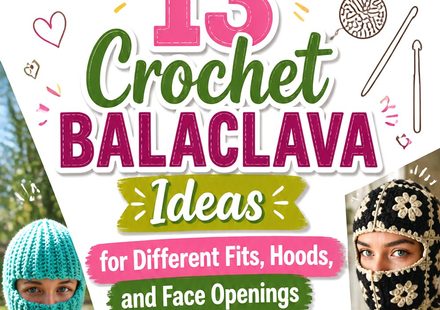 Crochet Balaclava Ideas for Different Fits, Hoods, and Face Openings