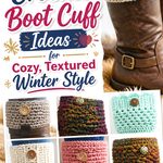 Crochet Boot Cuff Ideas for Cozy, Textured Winter Style