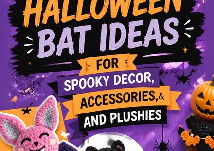 Crochet Halloween Bat Ideas for Spooky Decor, Accessories, and Plushies