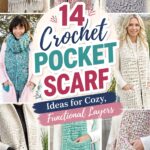 Crochet Pocket Scarf Ideas for Cozy Functional Layers