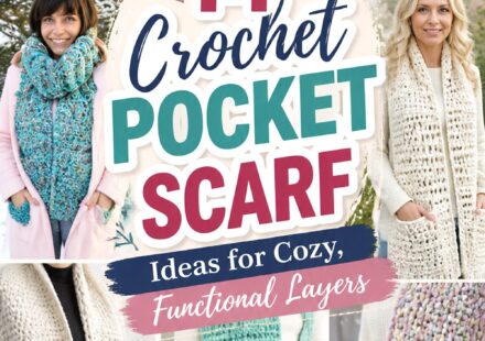 Crochet Pocket Scarf Ideas for Cozy Functional Layers