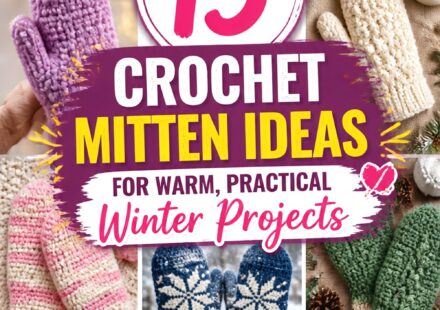 Crochet Mitten Ideas for Warm Practical Winter Projects