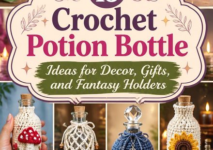 Crochet Potion Bottle Ideas for Decor, Gifts, and Fantasy Holders