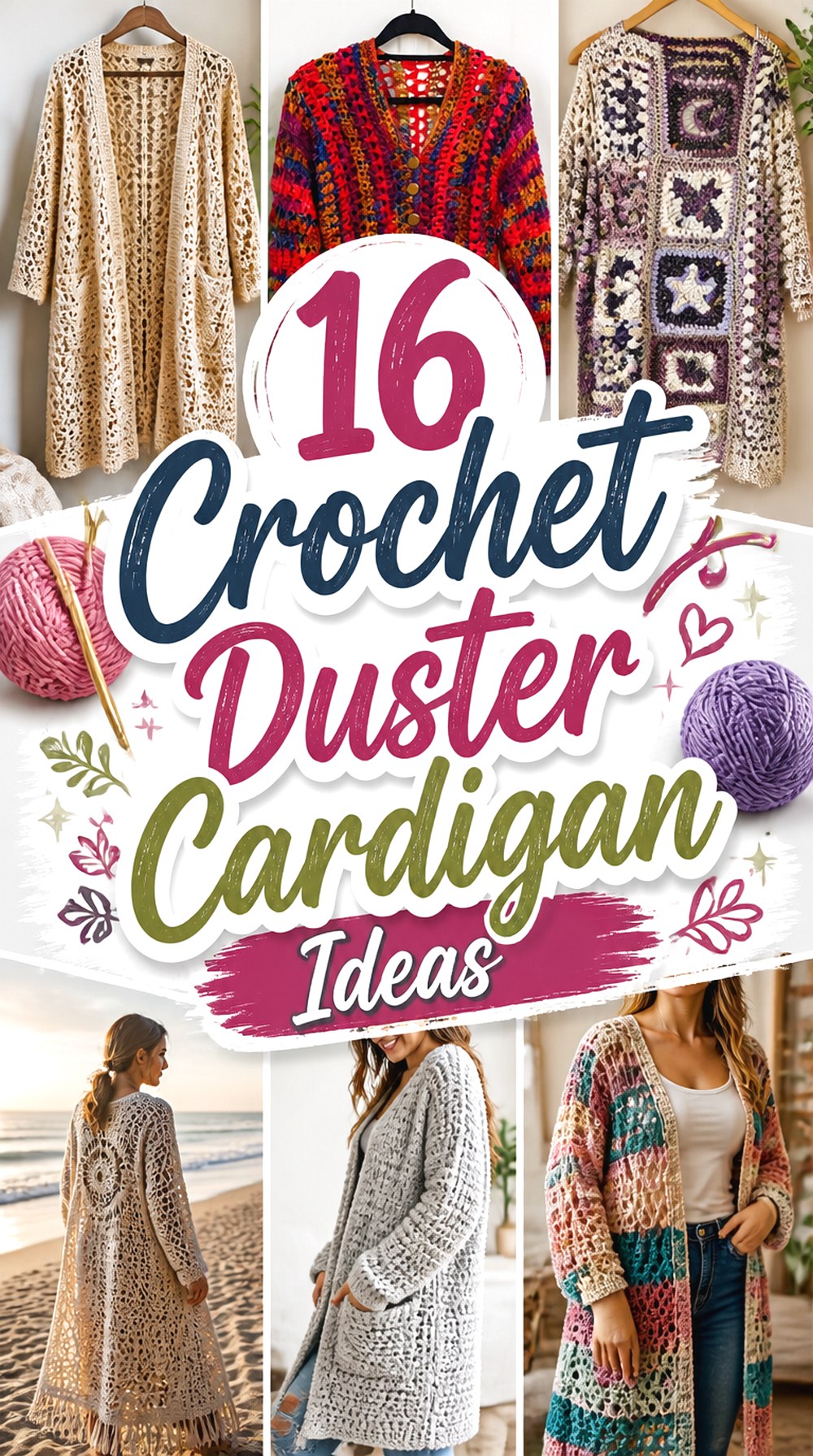 Crochet Duster Cardigan Ideas