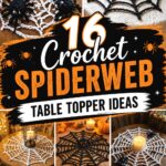 Crochet Spiderweb Table Topper Ideas