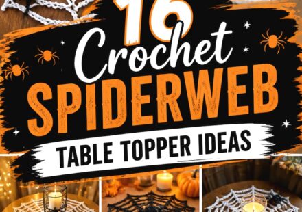 Crochet Spiderweb Table Topper Ideas