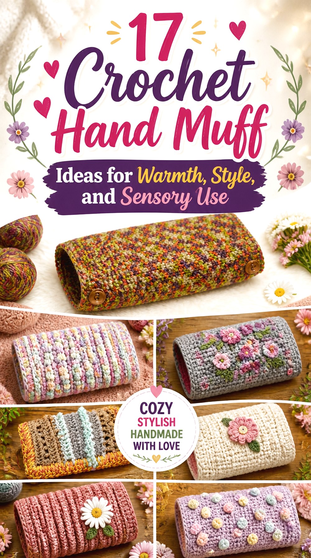 Crochet Hand Muff Ideas for Warmth Style and Sensory Use
