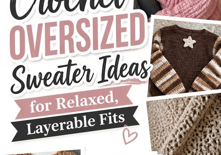 Crochet Oversized Sweater Ideas for Relaxed, Layerable Fits