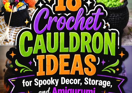 Crochet Cauldron Ideas for Spooky Decor, Storage, and Amigurumi