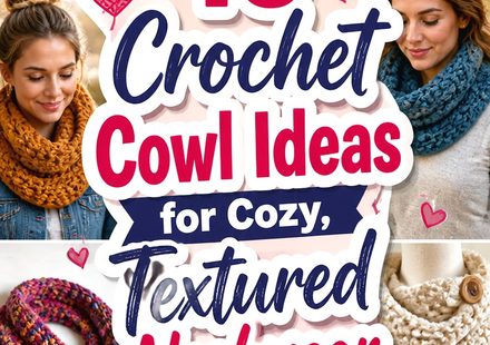 Crochet Cowl Ideas for Cozy, Textured Neckwear