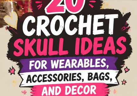 Crochet Skull Ideas for Wearables, Accessories, Bags, and Decor