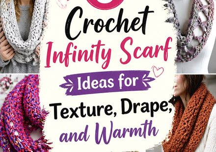 Crochet Infinity Scarf Ideas for Texture, Drape, and Warmth