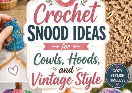 Crochet Snood Ideas for Cowls, Hoods, and Vintage Style
